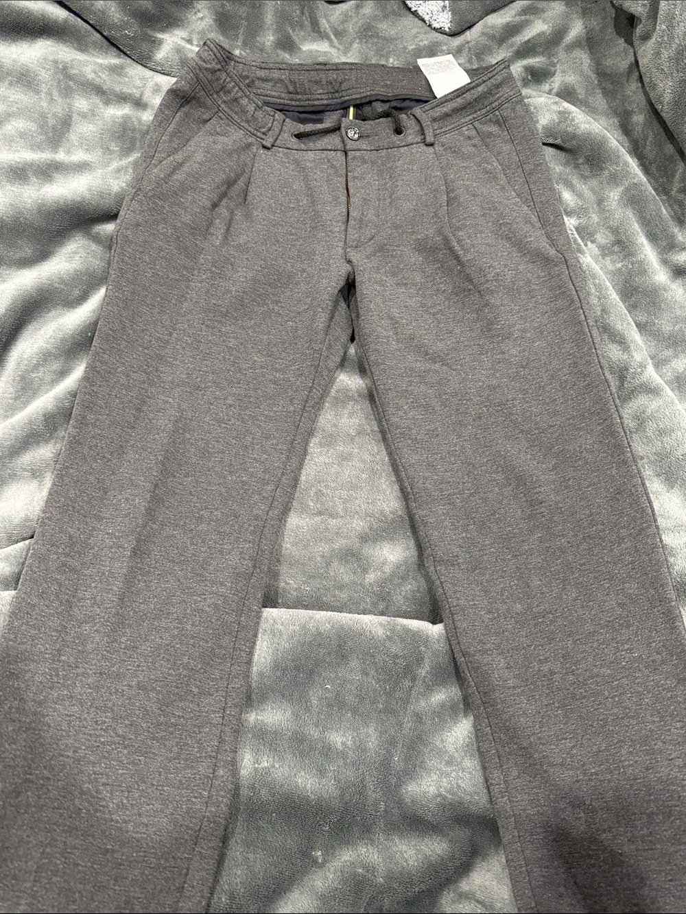 Bugatti Men's Heather Gray Jogger-Style Sweatpants
